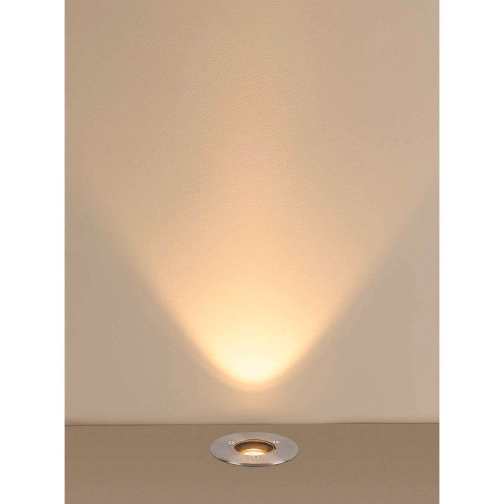 SLV DASAR S 1007680 lampa gruntowa do wbudowania, aluminiowa okrągła