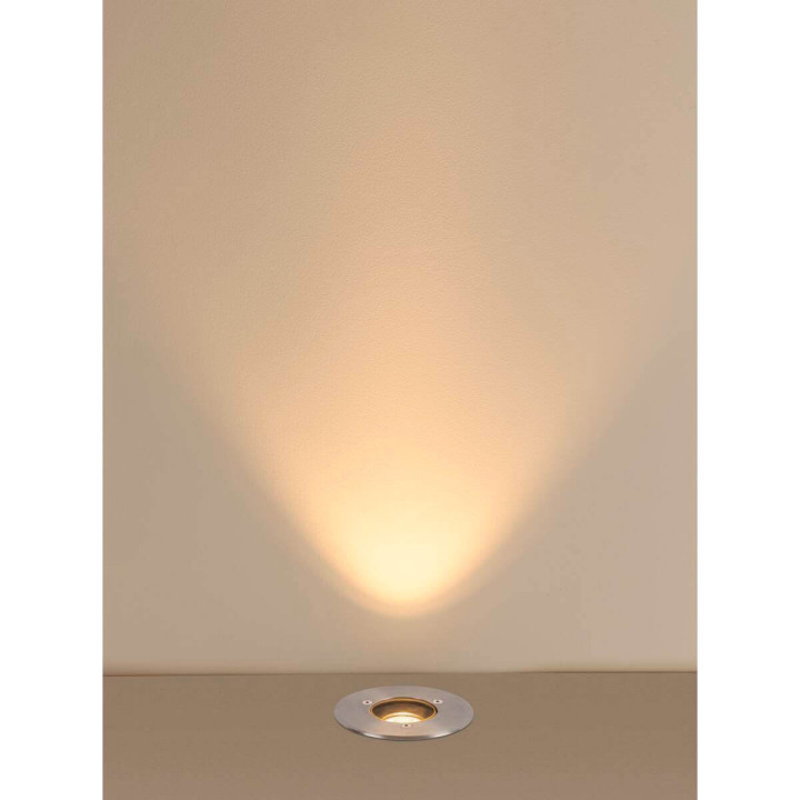 SLV DASAR S 1007680 lampa gruntowa do wbudowania, aluminiowa okrągła