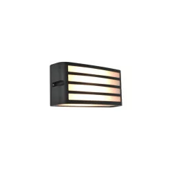 LUTEC ZEBRA gray wall lamp, modern design, elegance and durability