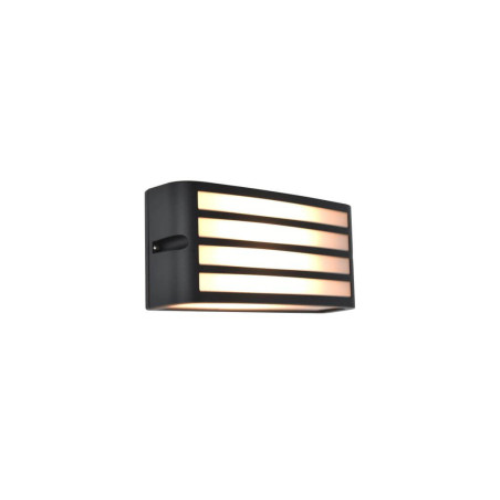LUTEC ZEBRA gray wall lamp, modern design, elegance and durability