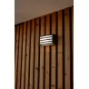 LUTEC ZEBRA gray wall lamp, modern design, elegance and durability