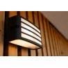 LUTEC ZEBRA gray wall lamp, modern design, elegance and durability