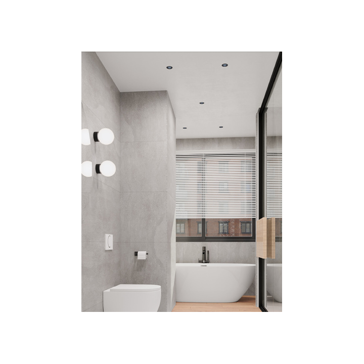 AQFORM HOLLOW mini LED hermetic recessed 38012 IP54 6W 63mm