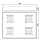 OXYLED PUNTO natynkowy panel sufitowy 32W LED