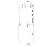 OXYLED LUGO podtynkowa lampka LED 7W