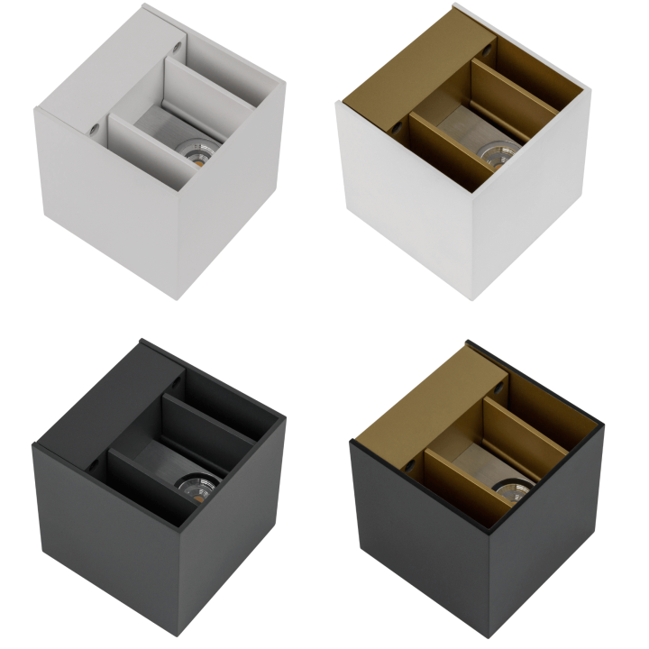 OXYLED CUBE kinkiet ścienny LED 10cm IP54