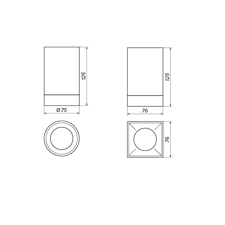 OXYLED BASARO IP65 lampa hermetyczna LED 8,9W