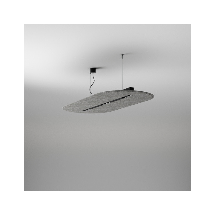 AQFORM AQfelt OVALL RAFTER points LED section suspended 59896 110cm