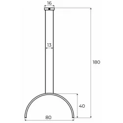 MAXlight TRIO ARC I P0519/20/21 LED hanging lamp 3 colors, 3000K IP20