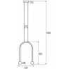 MAXLIGHT ENIGMA P0513/4 lampa wisząca LED 3000K metal, szkło IP20