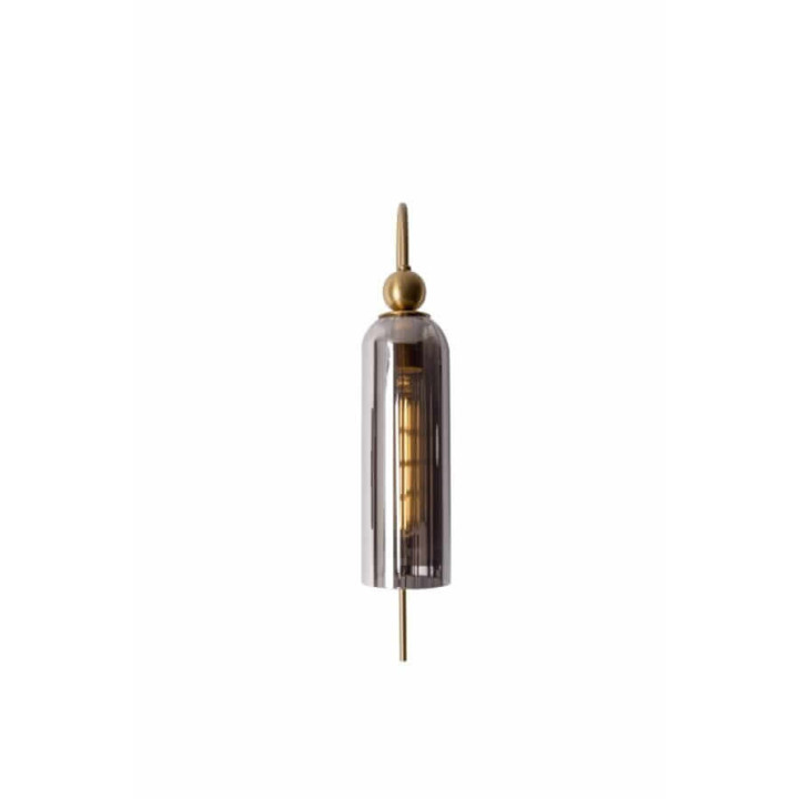 Maxlight CAMPANILA W0332/3 żar&oacute;wka E27 IP20 szampańskie/dymne szkło