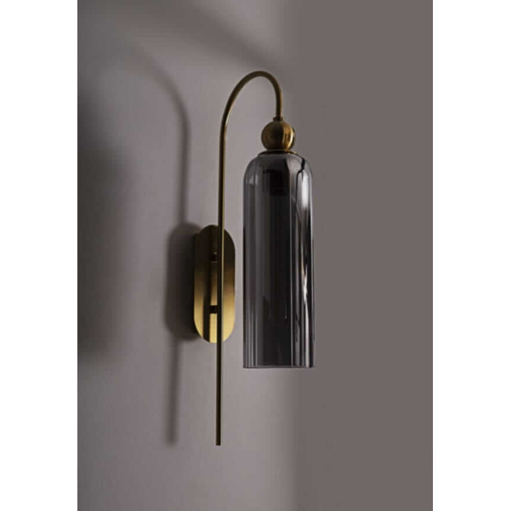 Maxlight CAMPANILA W0332/3 żar&oacute;wka E27 IP20 szampańskie/dymne szkło