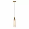 MAXLIGHT CAMPANILA P0510/1 hanging lamp, E27 bulb, metal and glass