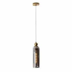 MAXLIGHT CAMPANILA P0510/1 lampa wisząca żarówka E27 metal i szkło