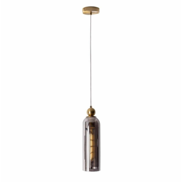MAXLIGHT CAMPANILA P0510/1 lampa wisząca żar&oacute;wka E27 metal i szkło