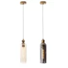 MAXLIGHT CAMPANILA P0510/1 hanging lamp, E27 bulb, metal and glass