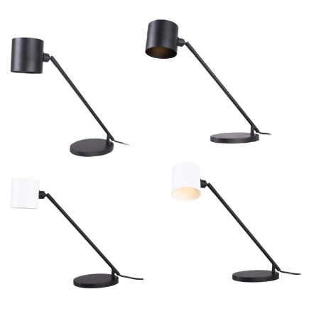 Maxlight LAXER T0051/2 desk lamp, G9 bulb, black, white