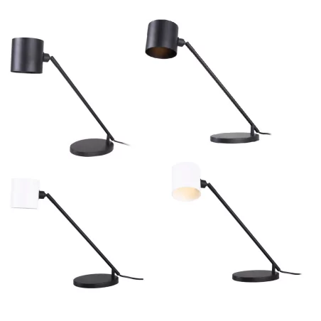 Maxlight LAXER T0051/2 lampa biurkowa żarówka G9 kolor czarny, biały Maxlight LAXER T0051/2 lampa biurkowa żarówka G9 kolor czarny, biały