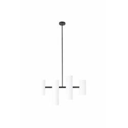 MAXLIGHT LAXER P0501/2 lampa wisząca biała, czarna żarówki GU10 max 7W