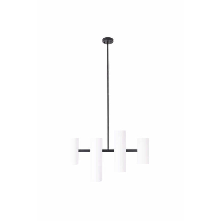 MAXLIGHT LAXER P0501/2 lampa wisząca biała, czarna żar&oacute;wki GU10 max 7W