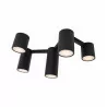 Maxlight LAXER C0229/30 ceiling lamp 5xGU10 max. power 7W black and white