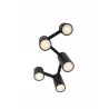 Maxlight LAXER C0229/30 ceiling lamp 5xGU10 max. power 7W black and white