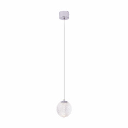 MAXLIGHT NOBILE P0478 LED hanging lamps 3000K 6W chrome color IP20