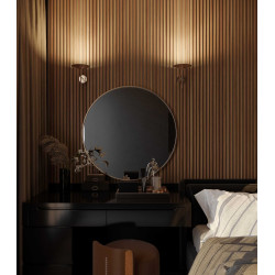 MAXlight HANA W0304 LED wall lamp with an elegant design, gold, black