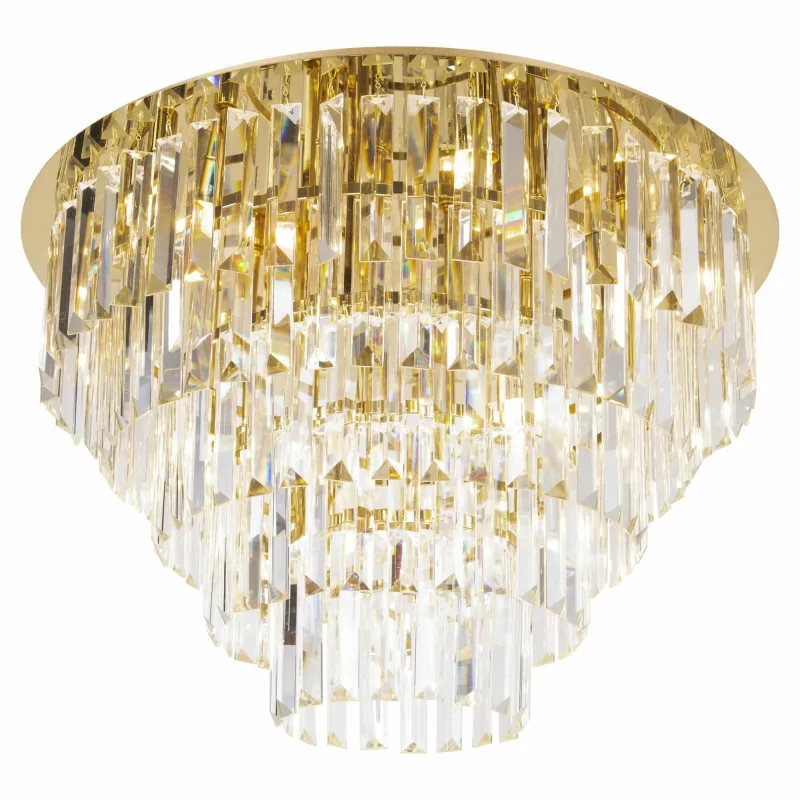 MAXlight MONACO C0224 plafon złoty Ø80 cm