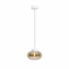 MAXLIGHT MOONSTONE P0515/6/7/8 hanging lamp E27 marble and glass 7W