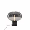 Maxlight MOONSTONE T0055/6/7/8 table lamp in glass and marble E27