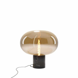 Maxlight MOONSTONE T0055/6/7/8 table lamp in glass and marble E27