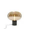 Maxlight MOONSTONE T0055/6/7/8 table lamp in glass and marble E27