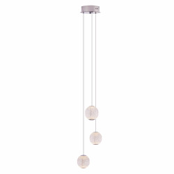 MAXLIGHT NOBILE P0479 LED hanging lamps 3000K 6W chrome color IP20