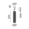 AQFORM TRIBA midi lampa wisząca 59916 LED 8,5W 2700K-4000K, CRI 90