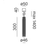 AQFORM TRIBA mini LED lampa wisząca 59914 LED 4,5W 2700K-4000K IP20