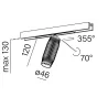 AQFORM TRIBA mini LED multitrack 16474 tube lamp 4 colors 4.5W IP20