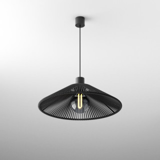 AQFORM SNOP E27 suspended 59923 round modern black 40/60 cm