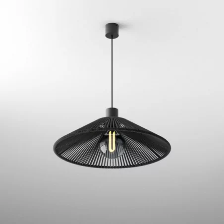 AQFORM SNOP E27 suspended 59923 round modern black 40/60 cm