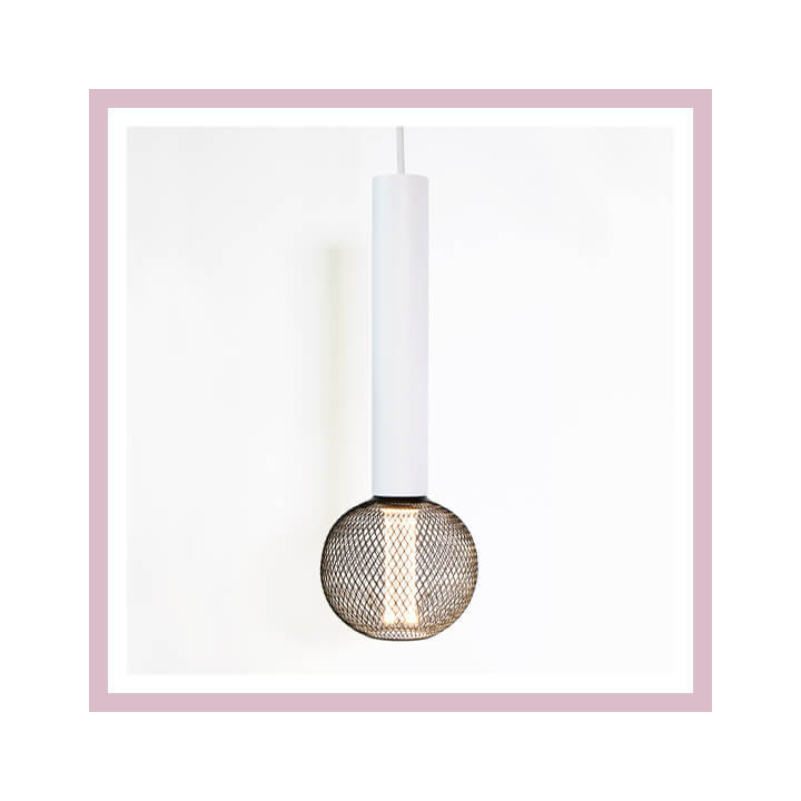 AQFORM PET E27 suspended 59906 tube white, black, gold, gray IP20