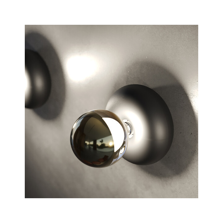 AQFORM KLIVA E27 surface-mounted 47042 4 colors black, white, gold, gray