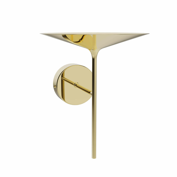 MAXlight HANA W0304 LED wall lamp with an elegant design, gold, black