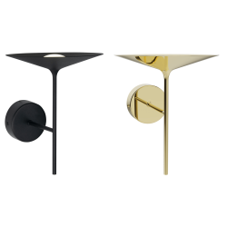 MAXlight HANA W0304 LED wall lamp with an elegant design, gold, black