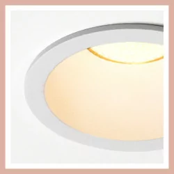 AQFORM HOLLOW LED wpuszczany 38051 IP44 8,5W 78mm czarny, biały