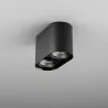AQFORM VYRO x2 round move LED surface-mounted 47038 adjustable