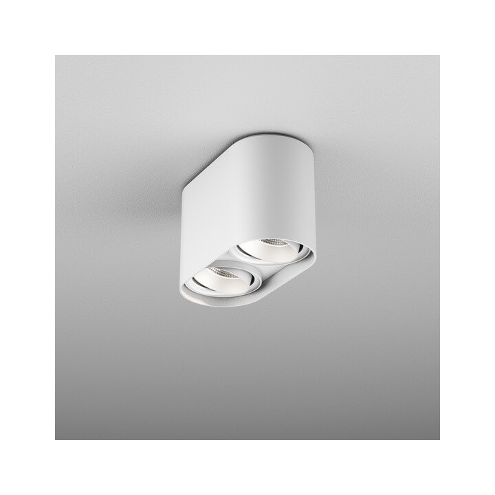AQFORM VYRO x2 round move LED surface-mounted 47038 adjustable