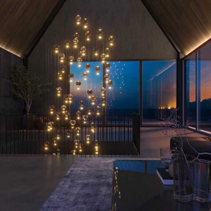 MAXLIGHT Palloncini 11 LED hanging lamp 3000K 11x6W elegant lamp