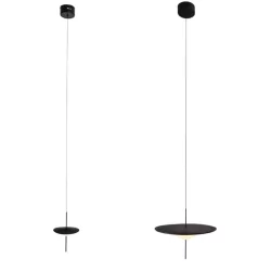 MAXlight Cone P0554/5 LED hanging lamp, black, elegant design