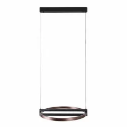 MAXLIGHT Singapore Round P0552 ring hanging lamp black and brown 3000K
