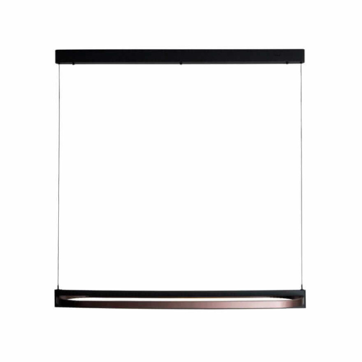 MAXLIGHT Singapore Oval P0553 LED hanging lamp 3000K black and brown